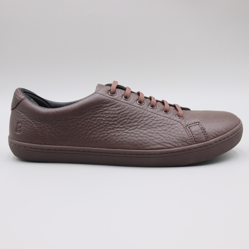 Birchbury Bramfords Barefoot Sneakers Size 10 Brown Pebbled Leather Minimalist